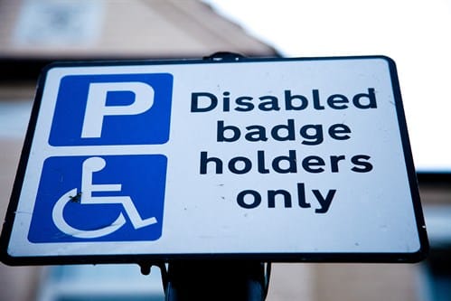 Disabled Parking Sign Shutterstock