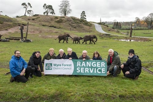 Wyre Forest Volunteers & Elephants 04